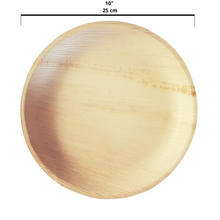 Load image into Gallery viewer, 25 x 25 cm (10") Shallow Round Plates, 25 pack - Greenovation - Eco Dinnerware