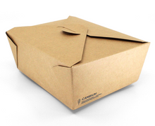 Load image into Gallery viewer, 46oz - Kraft Takeout Box - 300 pcs/ case