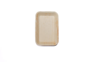 9.5”x6" Deep Rectangle Tray, 25 pcs pack / 100 pcs case