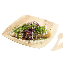 Load image into Gallery viewer, 10" Qudrato Square Plates, 25 pack or 100 case - Greenovation - Eco dinnerware
