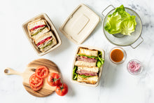 Load image into Gallery viewer, Sugarcane Rectangle Bowls - 1000ml (300/cs)
